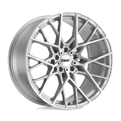 TSW SEBRING Silver W   Mirror Cut Face 18X8.5 5X114.3 20 Wheels Set Of Rims • $1020