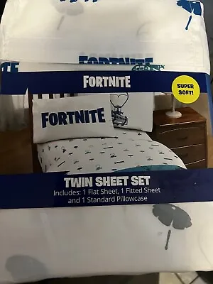 Fortnite Sheet Set Kids Bedding Twin New In Packaging • $20