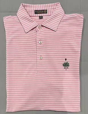 Merion Golf Club Peter Millar Summer Comfort Medium Pink White • $35