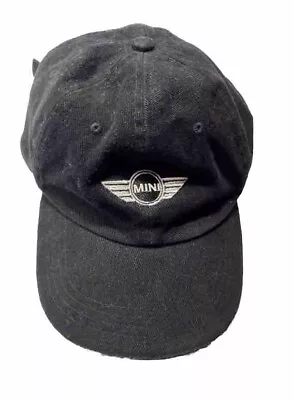 Mini COOPER Black Baseball CAP Hat Cotton Unisex 1 Size  White Mini Cooper Logo • $25