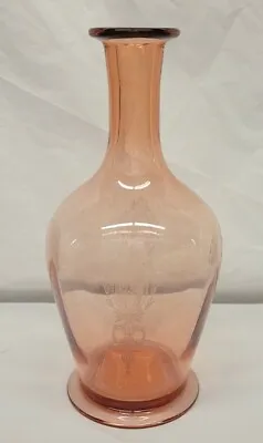 Antique Cambridge Glass Pink Decanter Bottle • $46.75