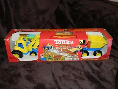 2000 Tonka Construction Playmat Set Dump Truck Loader NEW *READ* • $25.68