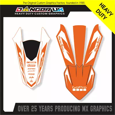 Ktm 85 Sx 2018 2019 2020 2021 2022 2023 Motocross Fender Mudguard Graphics Decal • $49.90