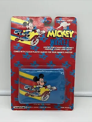 Mickey Mouse Wallet Vintage Walt Disney Company Imaginings 3 Tour De Scooter  • £9.72