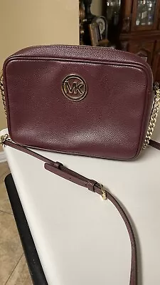 Michael Kors Fulton Crossbody Bag - Merlot • $60