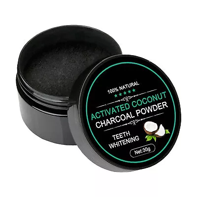 Charcoal Teeth Tooth Whitening Powder Natural Organic Toothpaste Toothbrush Oral • $19.13