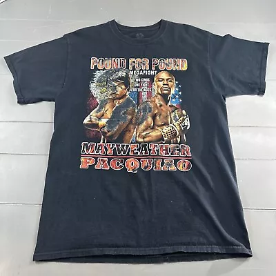 Fruit Of The Loom Floyd Mayweather Vs Manny Pacquiao Men T-shirt Size Large • $13.99