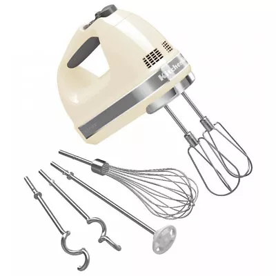 Kitchenaid 9 Speed Hand Mixer Almond Cream KHM926AAC • $189