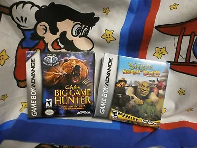 Lot Of 2 SEALED GBA Nintendo Gameboy Advance Games - SHREk & CABELAS BIG HUNTER • $15.49