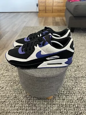 Nike Air Max 90 Persian Violet Purple Black White DB0625-001 US 12 UK 11 EU 46 • $99.50