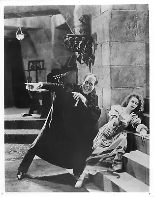 Vintage Lon Chaney Mary Philbin Phantom Of The Opera Halloween 8X10 Photo Still • $99.99