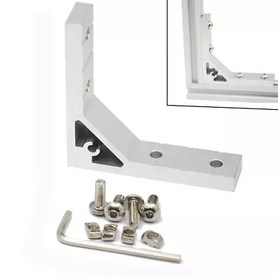 8Pcs 78mmX78mm Corner Bracket For 2020 Aluminum Extrusion Hardware V/T Slot • $39.99