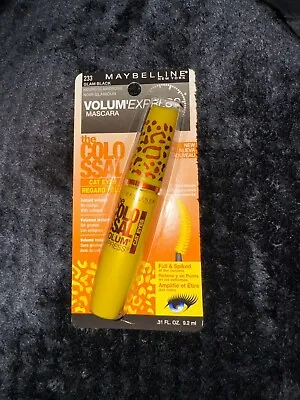 The Colossal Volum'Express Cat Eyes Mascara - # 233 Glam Black By Maybelline For • $6.99