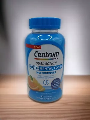 Centrum MultiGummies Multi+ Dual Action Mental 90 Gummies Exp 07/24 • $13.99