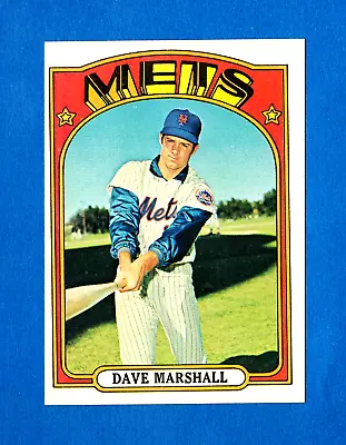 1972 Topps #673 Dave Marshall New York Mets High Number Card - Nm Mint • $10