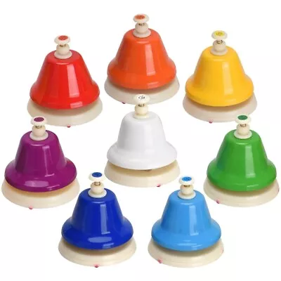 Desk Bells 8 Es Diatonic Metal Hand Bells  Music Bells Musical9613 • $45.11