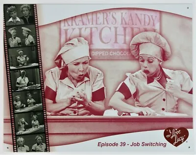 I Love Lucy Kramers Kandy Kitchen Tin Metal Sign Candy Chocolate Factory D039 • $9.99