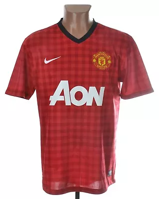 Manchester United 2012/2013 Home Football Shirt Nike Size M Adult • $25.19