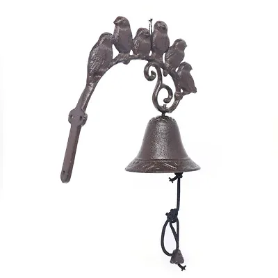 Decorative Door Bell Universal Love Birds Door Bell Chime Cast Iron Rustic Bird  • $24.70