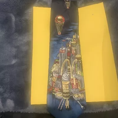 Vintage McDonald's Collection New York City Manhattan Twin Towers 1994 Necktie • $19.98