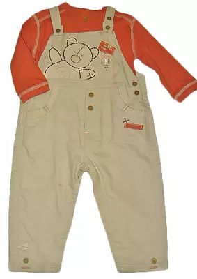 Baby Boy Dungarees Top Long Sleeve Designer • £10