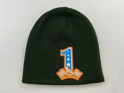 New Vintage Boz Bros Cycle Logo Knit Center Beanie Hat One Size Green • $19.99