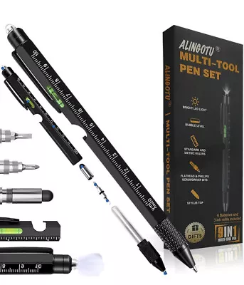 🔥9 In 1 Multitool Pen Cool Gadgets For Men Dad Work BNIB🔥 • $9.99