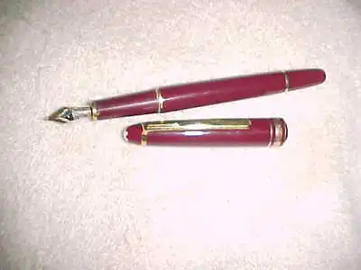 5 3/8  MONT BLANC MEISTERSTUCK  144   -  WINE/BURGUNDY  2-Tone 4810 NIB  14K • $275