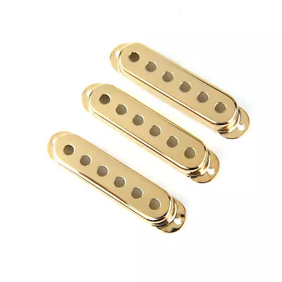ABS Gold Plated Single Coil Pickup Cover For Stratocaster Fender Strat Guitar • $16.99