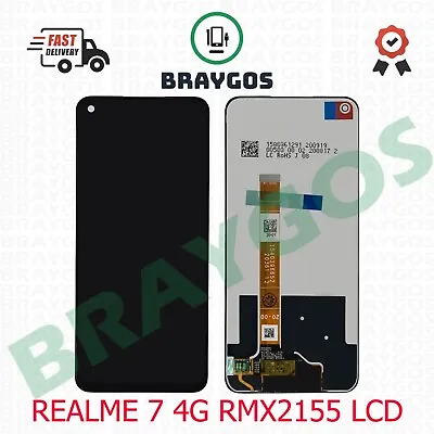 Replacement For OPPO Realme 7 4G RMX2155 LCD Touch Screen Display Assembly Black • £23.95