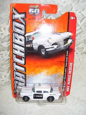 Matchbox '56 Buick Police Car MBX Heroic Rescue 2012 • $24.49