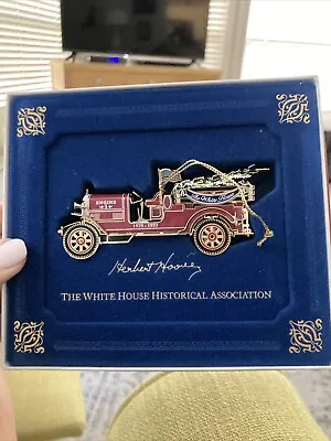 £17.78 • Buy White House Historical Association Christmas Ornament 2016 Fire Engine Hoover H2