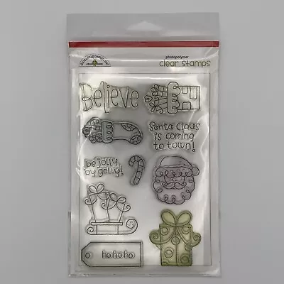 Doodlebug Design Clear Polymer Stamps Doodlebug Believe CS4995 Holiday Christmas • $9