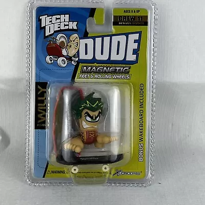 Tech Deck Dude Willy #046 Magna Series Crew 11 Figure NEW Rare Vintage Toy • $22.34
