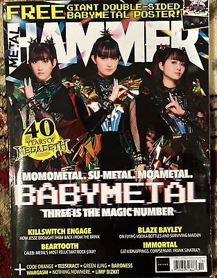 Metal Hammer Magazine Babymetal October 2023 Issue 379 • $17.99