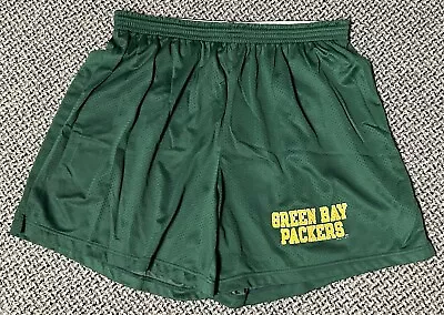 Vintage 90s Champion Green Bay Packers Shorts Mesh Adjust Drawstring Adult XL • $24.99