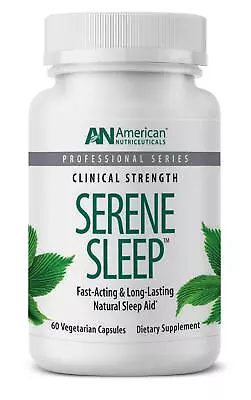 American Nutriceuticals – Serene Sleep – 60 Capsules – Natural Multi‐Faceted ... • $31.24