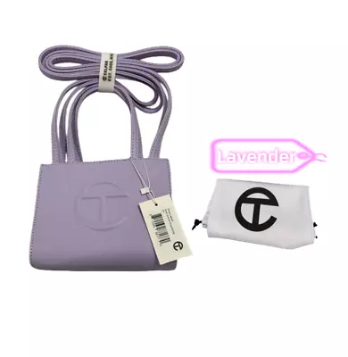 Small Telfar Lavander Shopping Bag Handbag Vegan Leather Crossbody US Shipping • $84.50