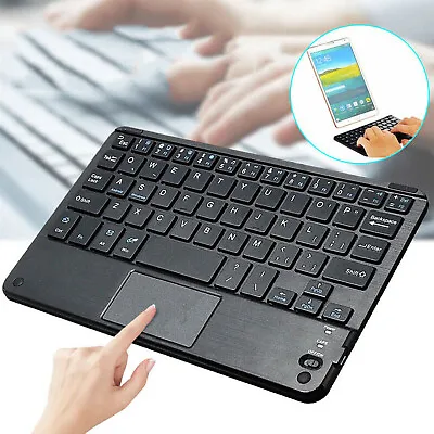 Mini Bluetooth Wireless Touchpad Keyboard & Cordless Mouse For Android IOS Table • $20.30