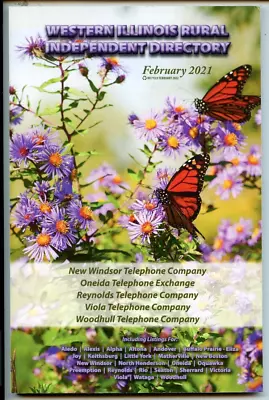 2021 Western Illinois Rural Independent Directory Telephone Co. Phone Book PB • $7.99