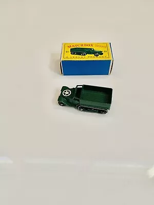 Matchbox Lesney -  49 Army Half Track Mark III D Box • $225