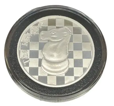 Chess Coin - 2nd Edition The Knight: 1 Troy Oz .999 Silver Round • $48