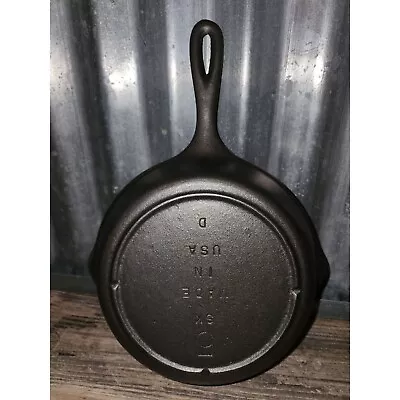 2 Unmarked 3-Notch Lodge Cast Iron Skillet (5/8) Heat Ring • $150