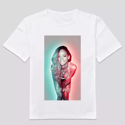 Custom T Shirt Rihanna Music Hip Hop R&b Vintage Tee Artist Pop • $39.99