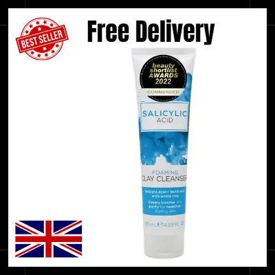 Creightons Salicylic Acid Foaming Clay Cleanser 125ml - Contains Salicylic Acid • £2.98