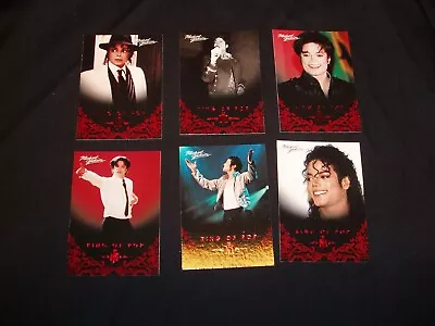  Michael Jackson 2011 Panini 6 Mint Cards & 1 Wrap (10) • $2.75