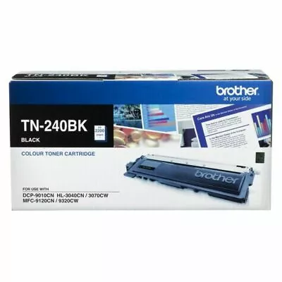 Brother TN240BK Black Toner Cartridge • $100