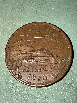 1973 Mexico  20 Centavos • $2.75