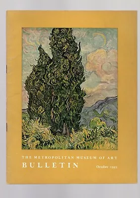 The Metropolitan Museum Of Art Bulletin October 1949 Edition. • $14.99