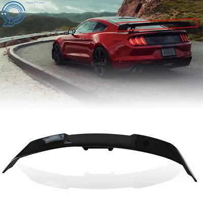 Trunk Spolier Wing Fit For 2015-2020 Ford Mustang S550 Glossy Black GT Style • $66.99